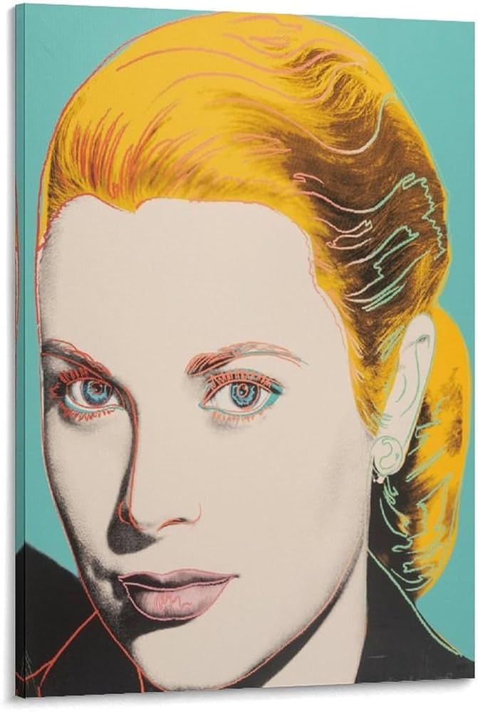 アンディウォーホール ポスター「グレースケリー」